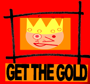 get the gold cartoon character