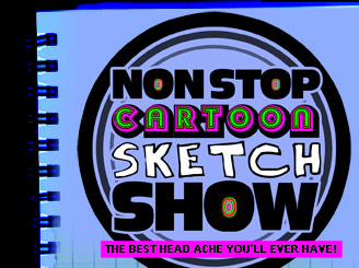 non stop cartoon sketch show series logo
