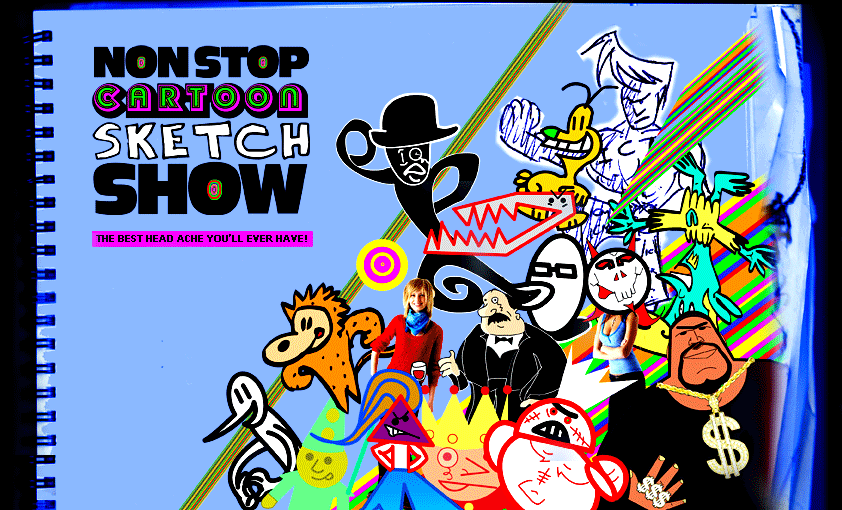 non stop animated cartoon sketch show